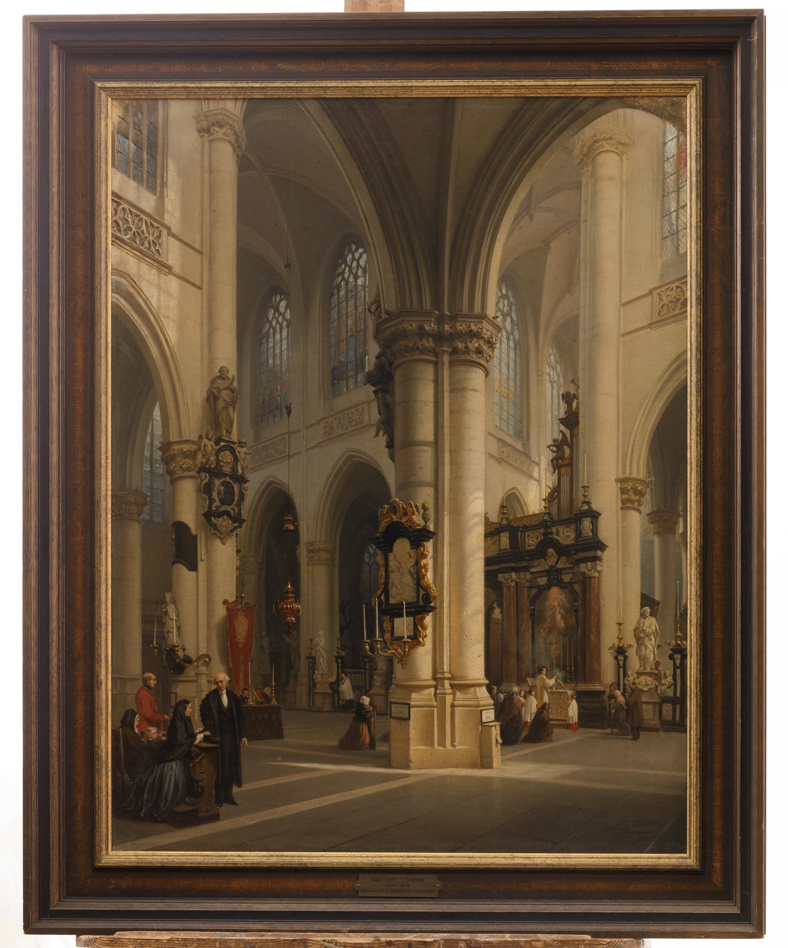 Hippolyte Victor Valentin Sébron | Interior of the Saint-Jacobs church ...