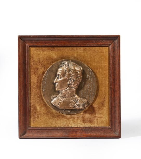 Artwork by Pierre Jean David d'Angers, Portrait of Simon Bolivar