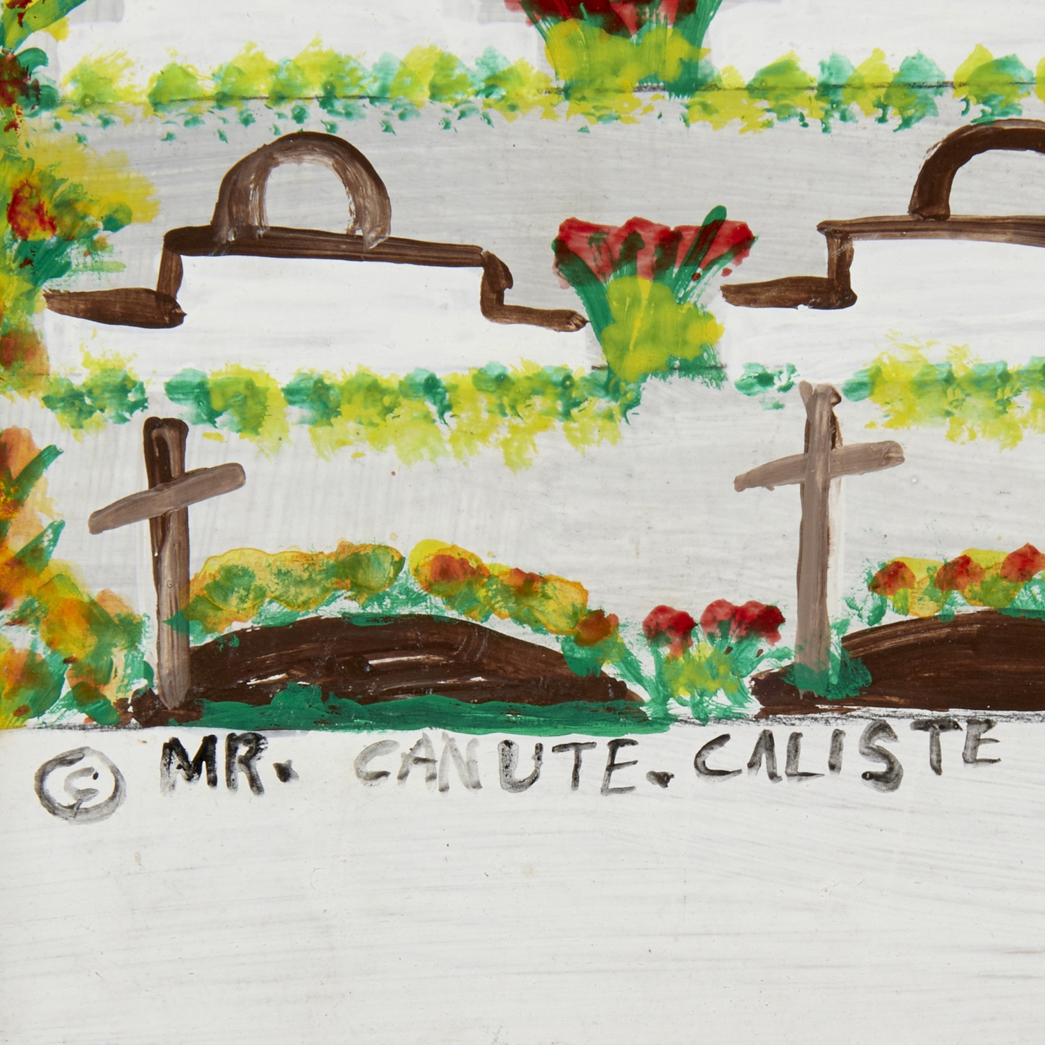 Canute Caliste This is the Janeral Semetry (1995) MutualArt