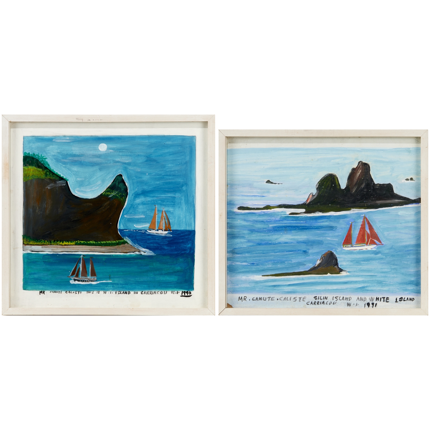 Canute Caliste Silin Island and White Island MutualArt