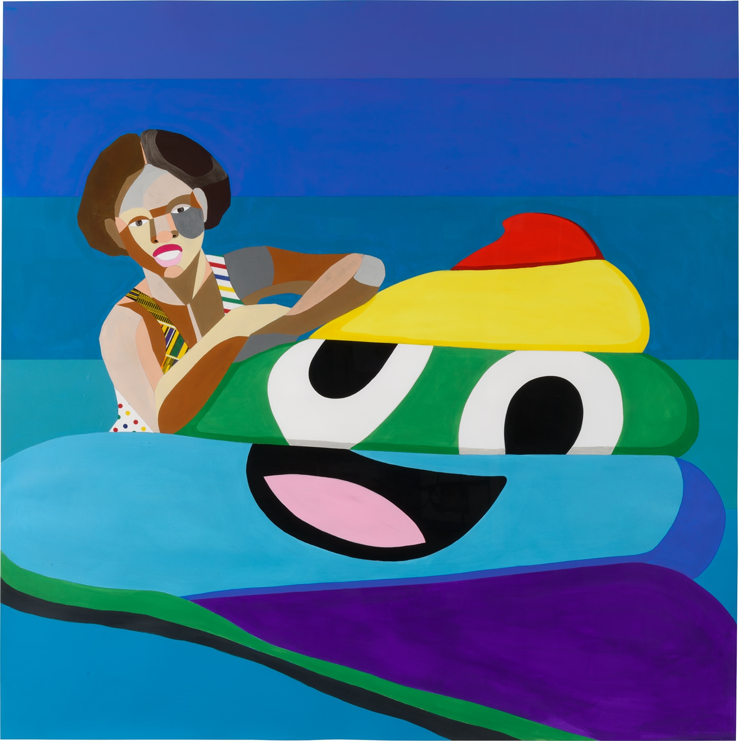 Derrick Adams | Floater 82 (2019) | MutualArt