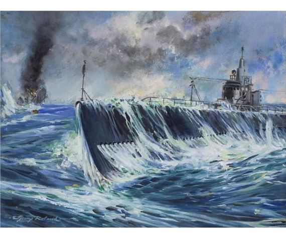 E.george Roland | WWII submarine. | MutualArt