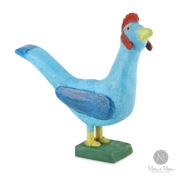 Ewald Rentz Blue Rooster MutualArt