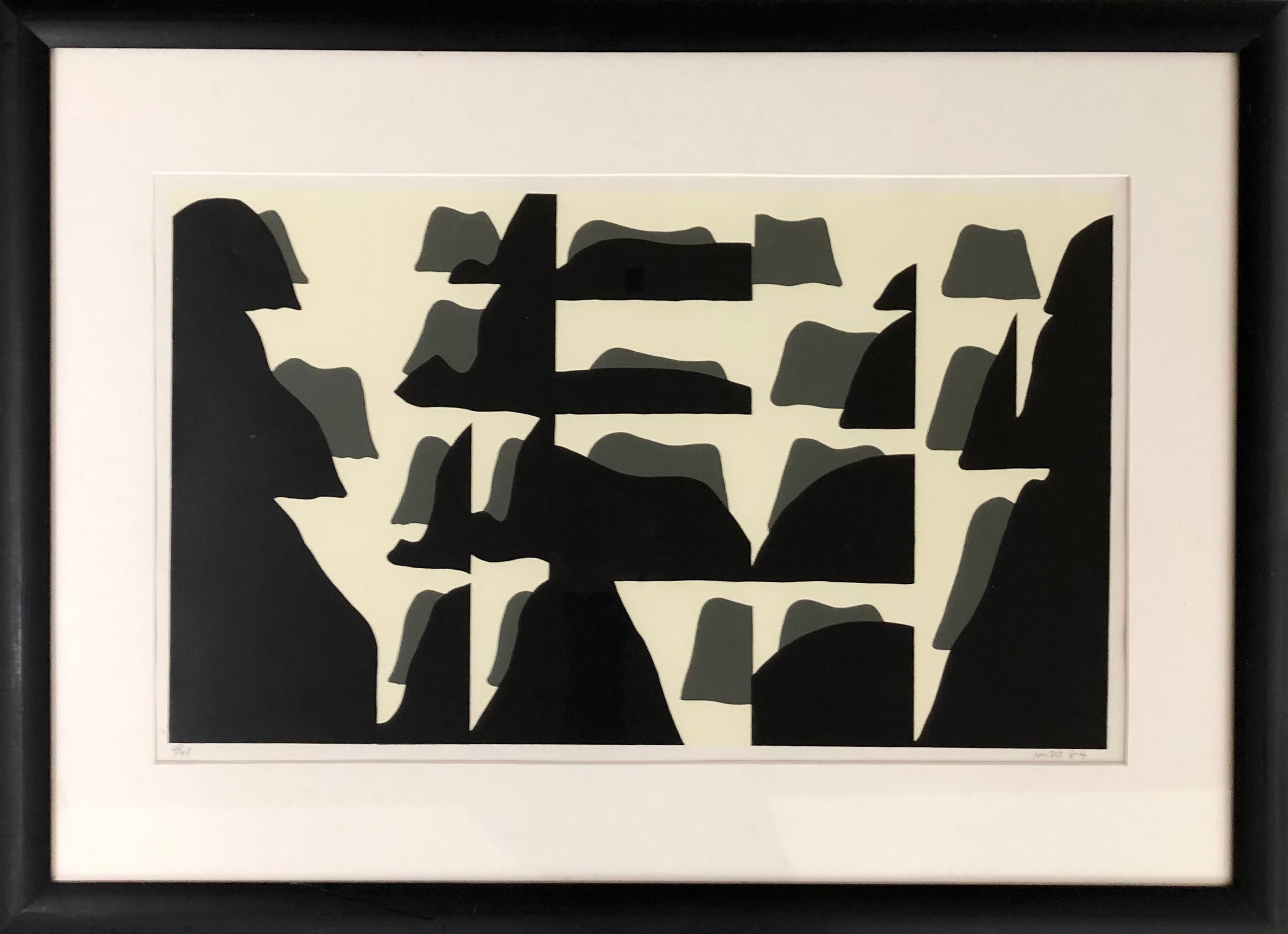 Michael Smither | Black and Grey Rocks (1984) | MutualArt