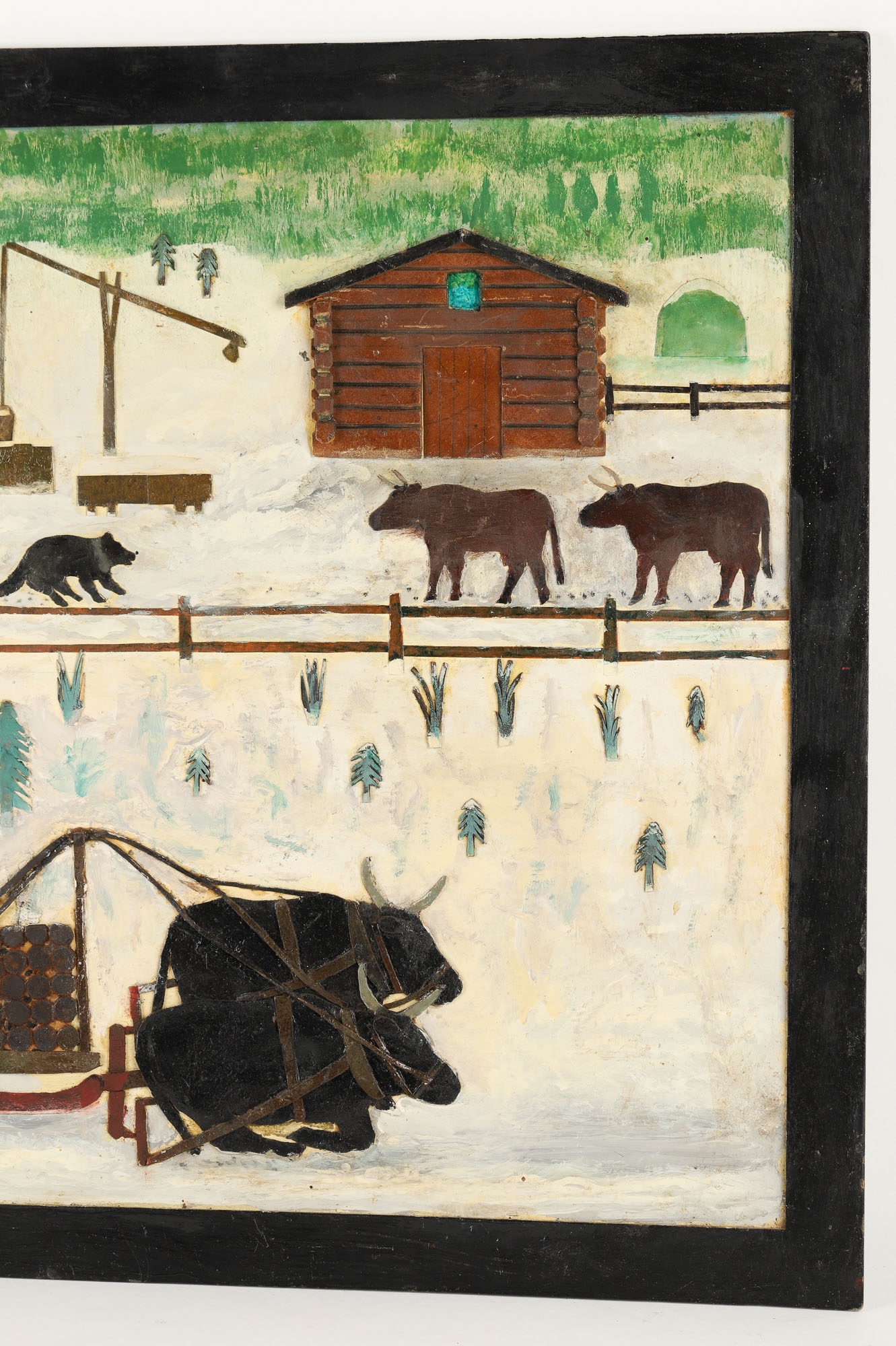 Ewald Rentz | Logging Encampment Scene | MutualArt