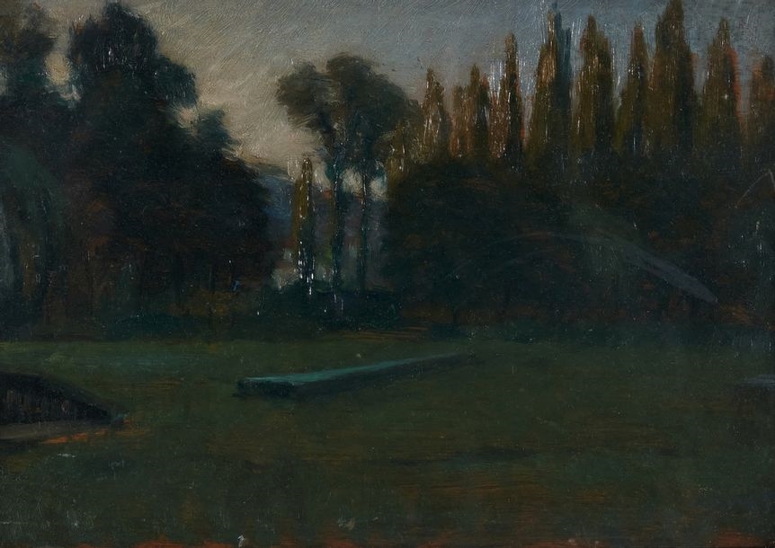 Octave Linet | The poplars (31) | MutualArt