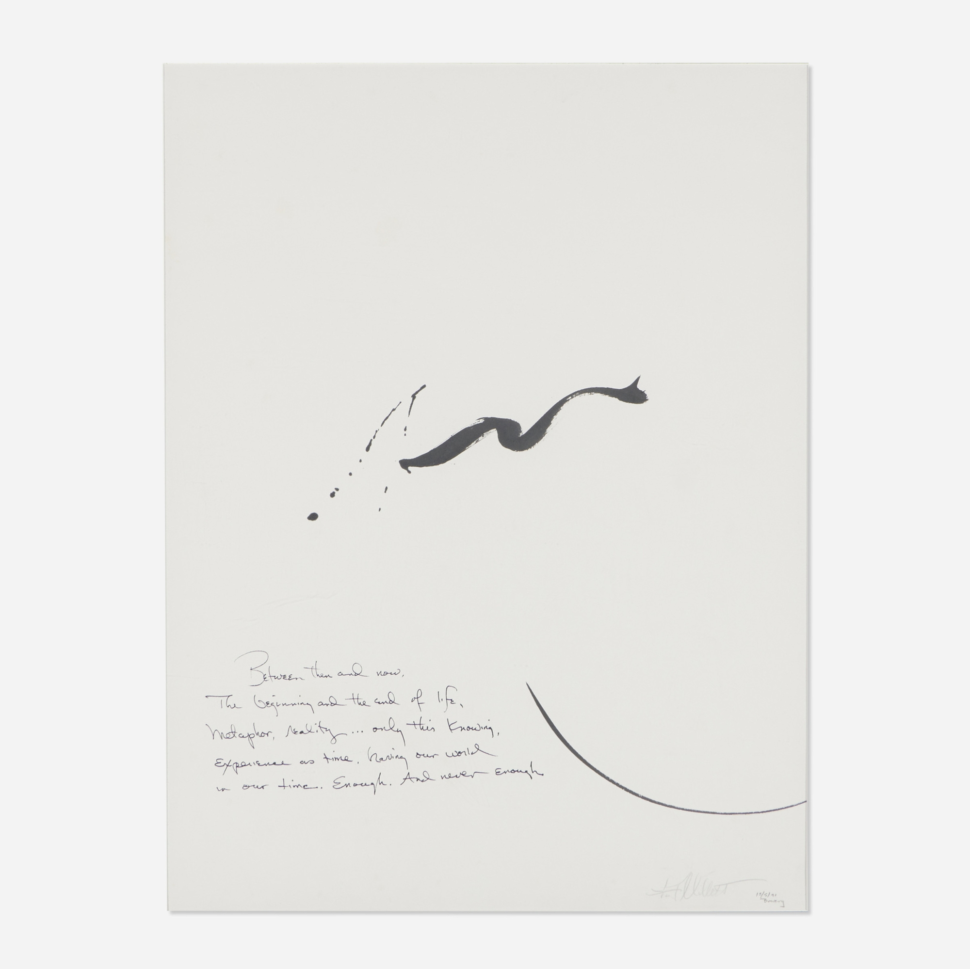 Artwork by Kate Millett, Untitled, Made of ink on paper