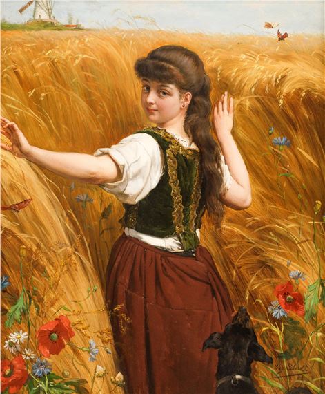 Young seductress by Eugene Siberdt