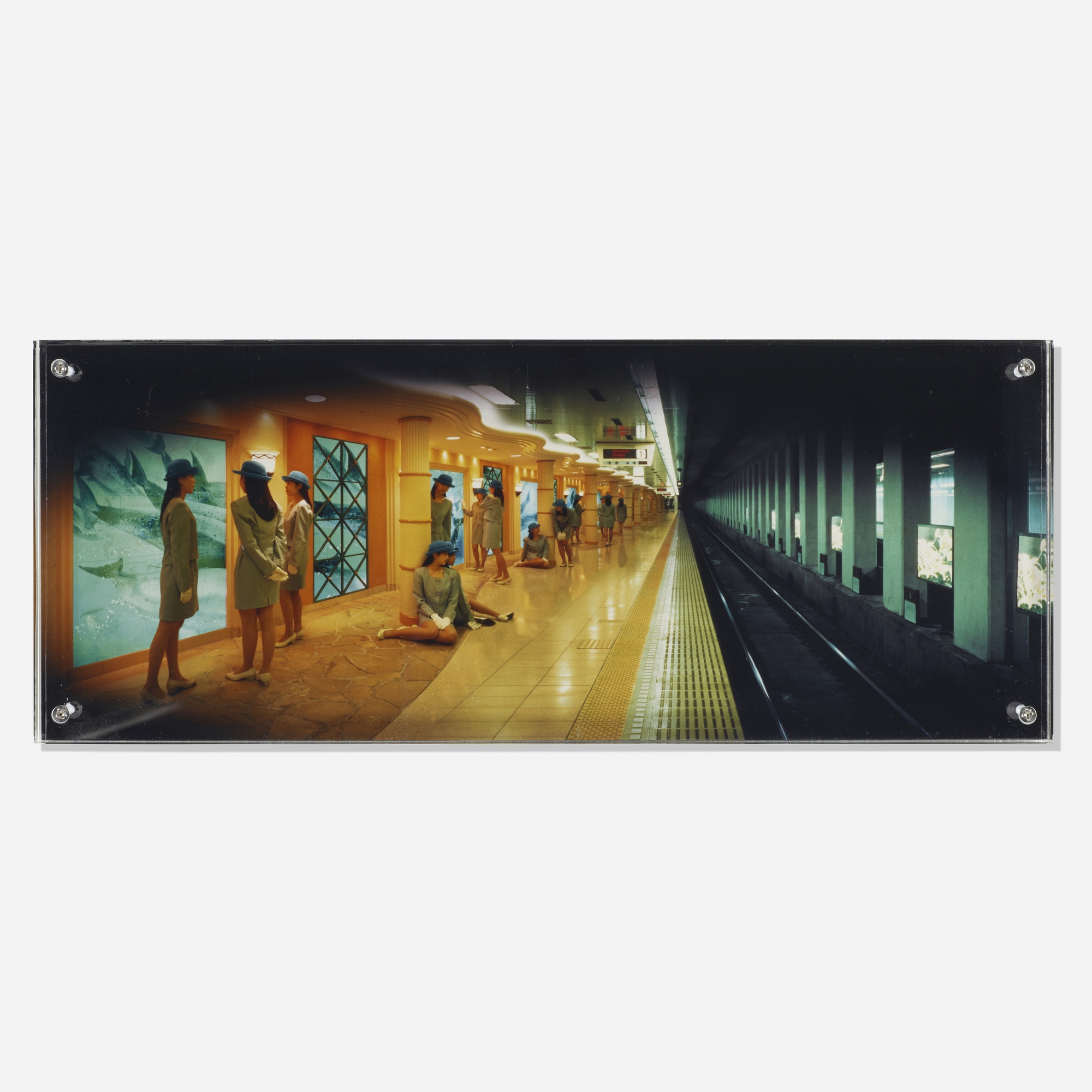 Artwork by Miwa Yanagi, Elevator Girl House B3, Made of c print mounted in Perspex