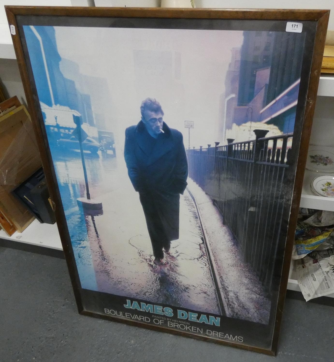 James Dean Large framed James Dean print 'Boulevard of Broken Dreams