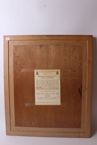 Artwork by Pierre Lemarchand, The great boulevards, Made of Oil on panel