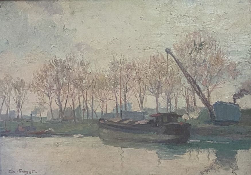 CharlesJean Barge in Charenton MutualArt