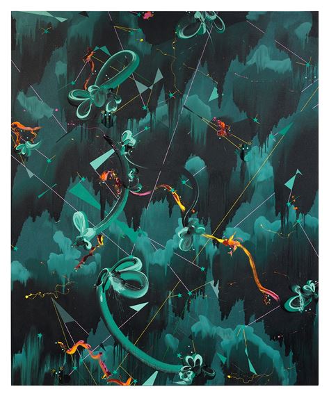 Does now exist? by Fiona Rae, dated 2013