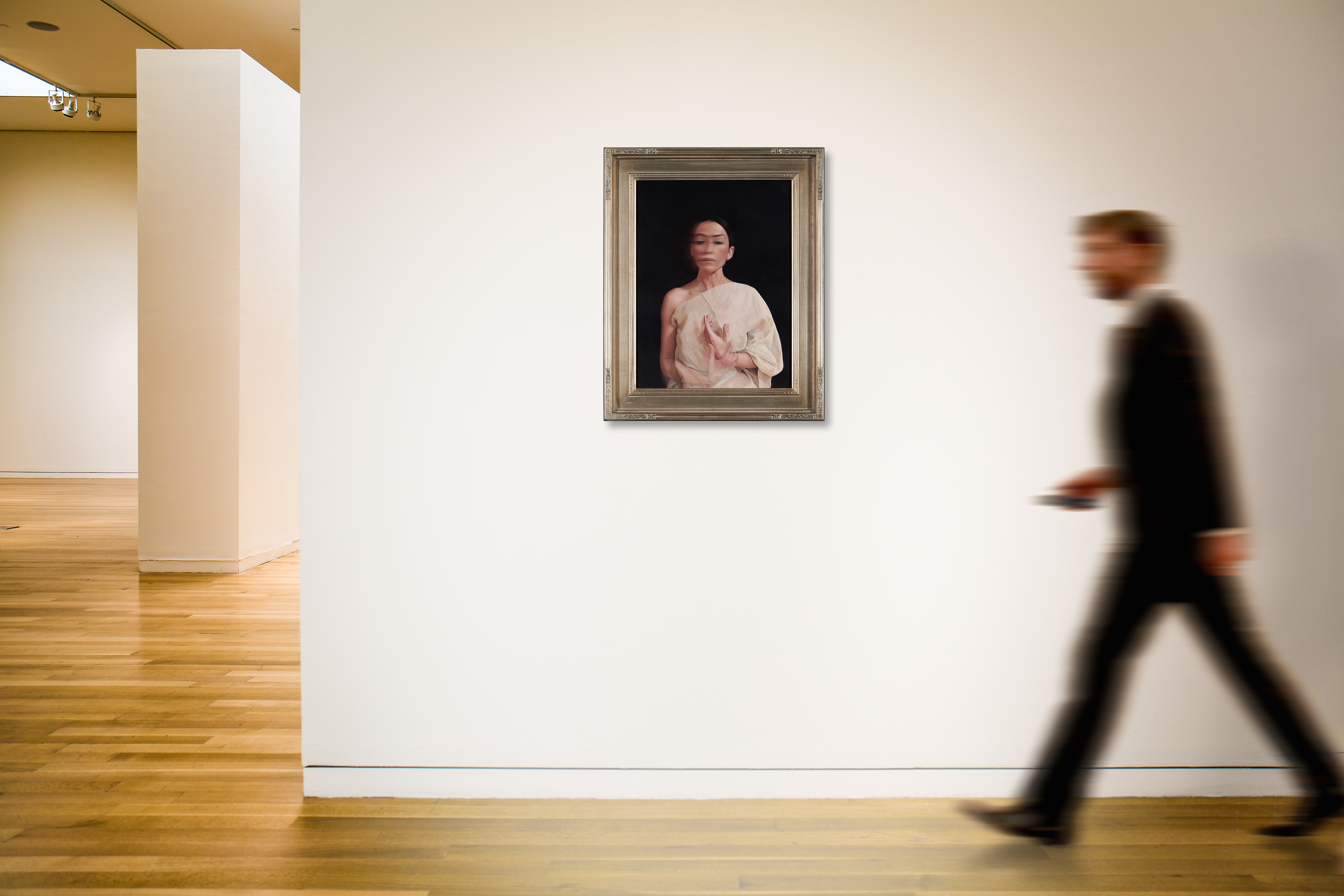 Artwork by Megan Read, Evanesce (The Comeback Kid), Made of oil on linen