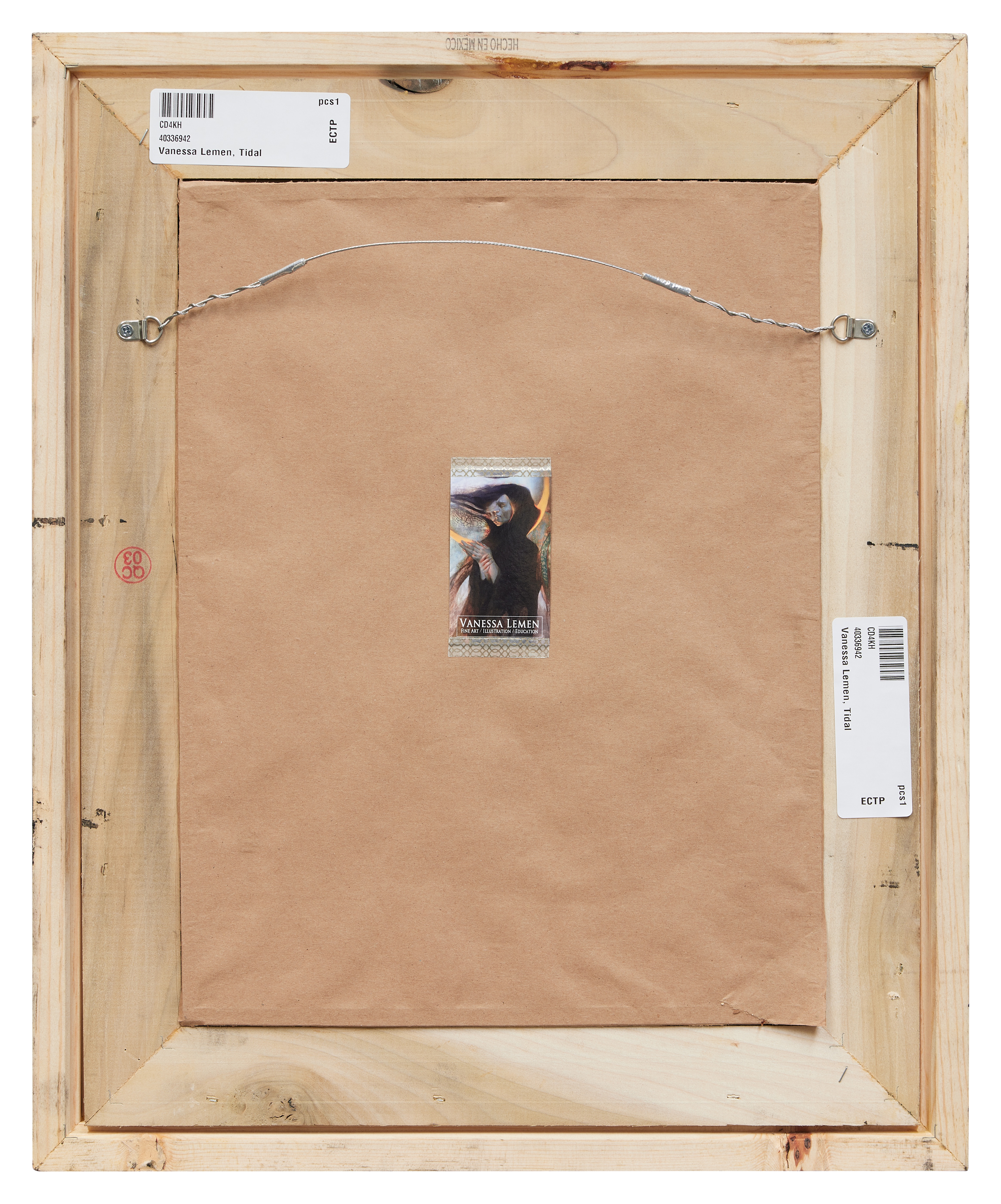 Artwork by Vanessa Lemen, Tidal, Made of oil on panel