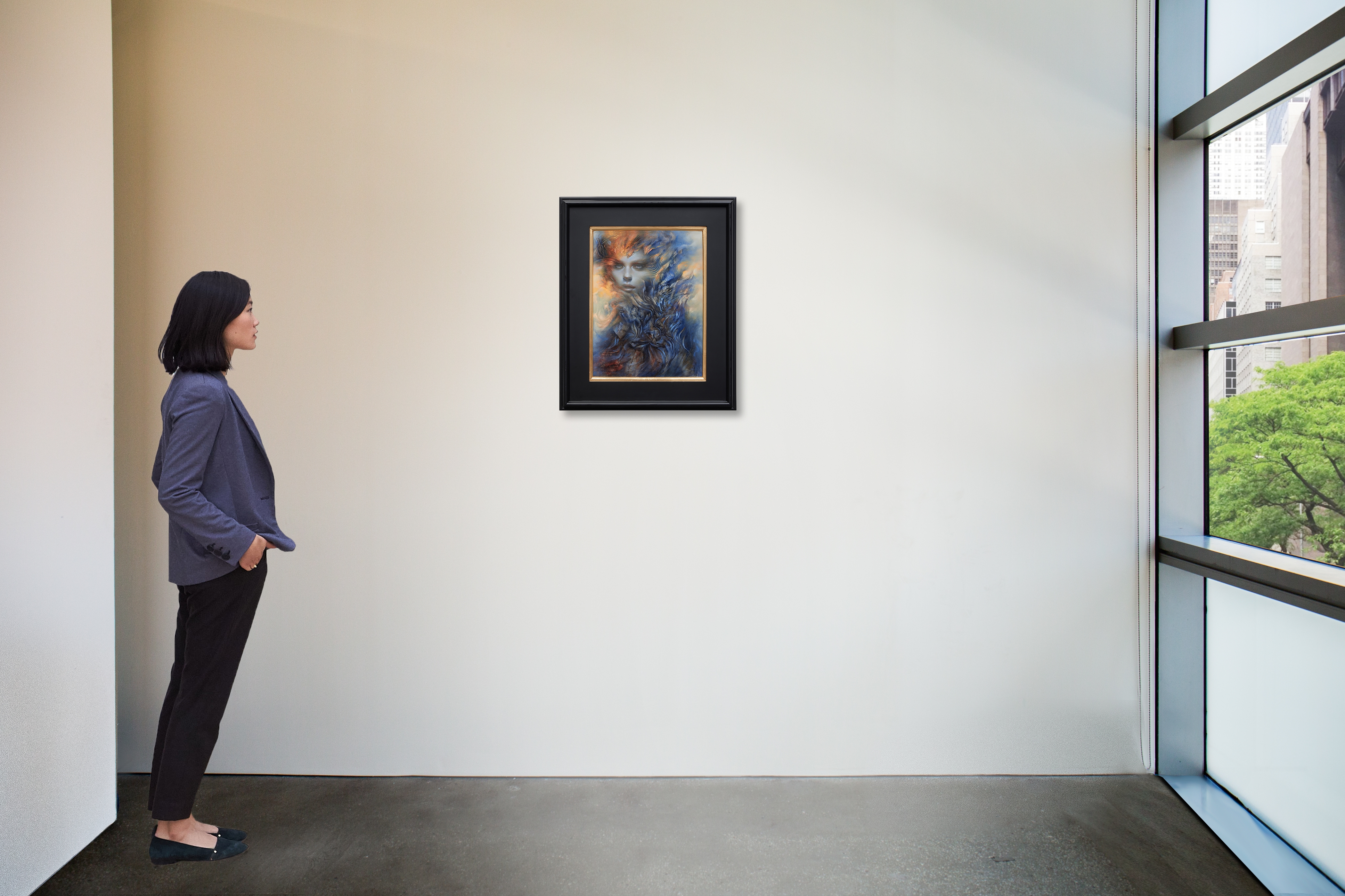 Artwork by Vanessa Lemen, Tidal, Made of oil on panel