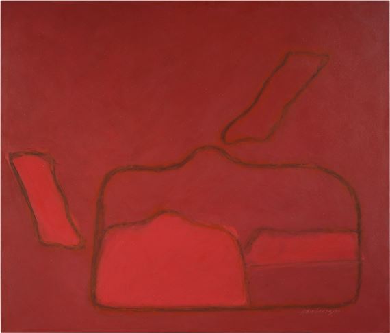 Signo rojo-rojo by Manuel Hernández Viveros, 1999