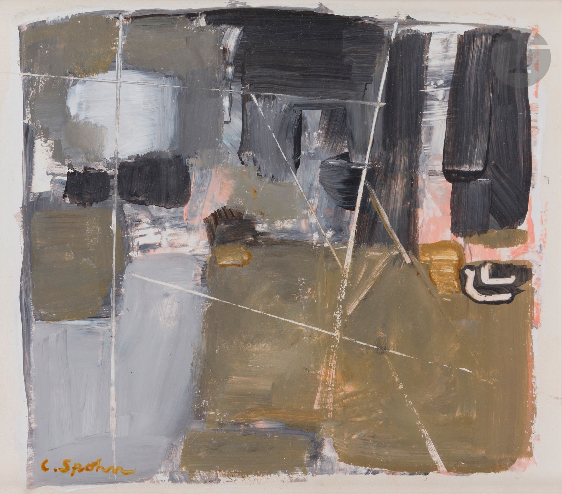 Clay Edgar Spohn | Composition (1959) | MutualArt