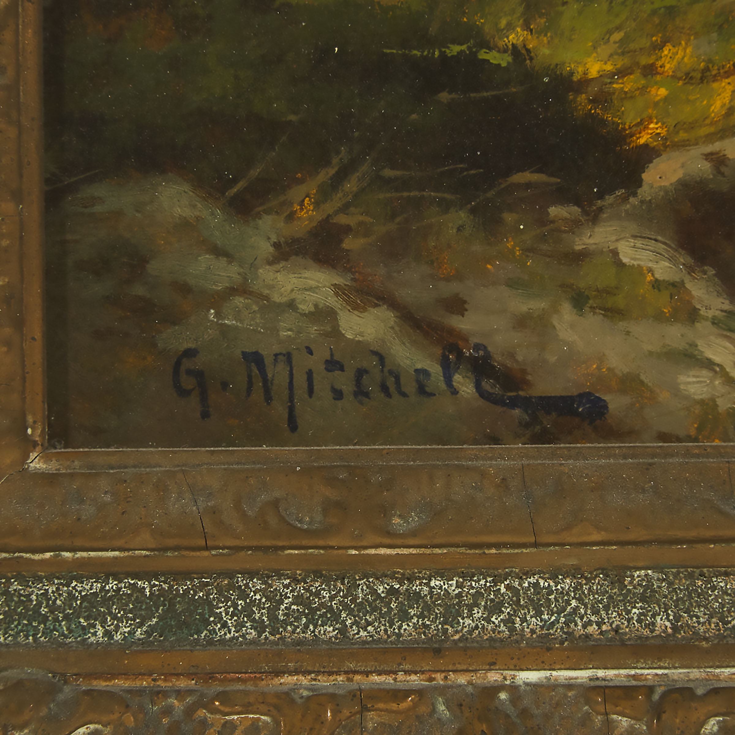 Artwork by Gia Mitchell, RUT TIME, Made of Oil on panel