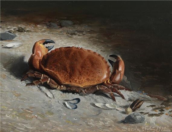 En krabbe by Niels Peter Rasmussen, 1912