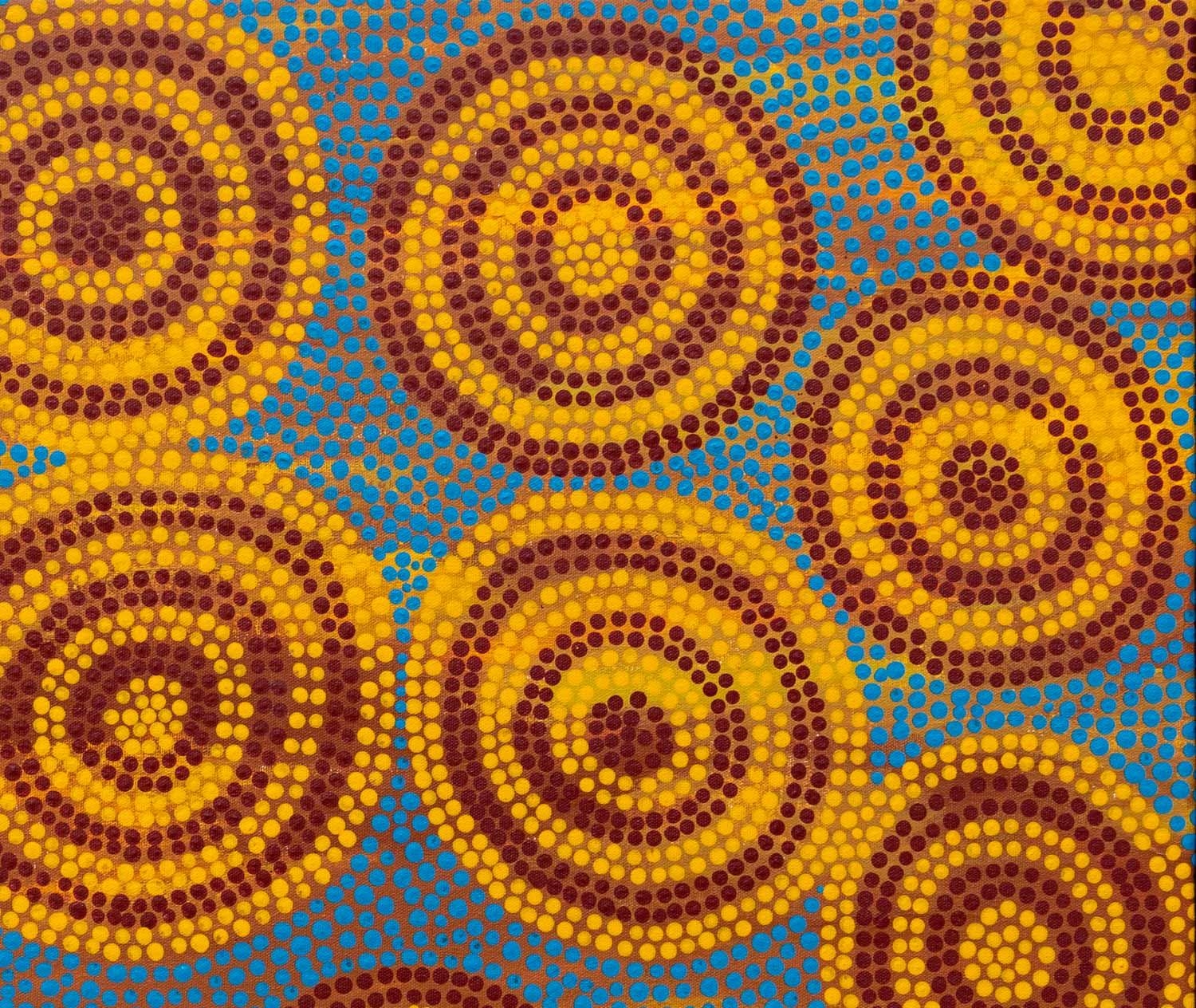 Jesse Anne Hayes Waterhole Dreaming (2021) MutualArt