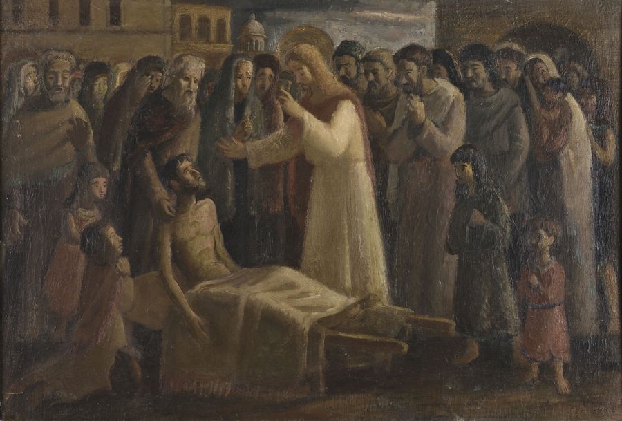 Cristo sana um Doente - Fulvio Pennacchi