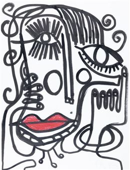 Female face - Fatima Azzahara Khoubba