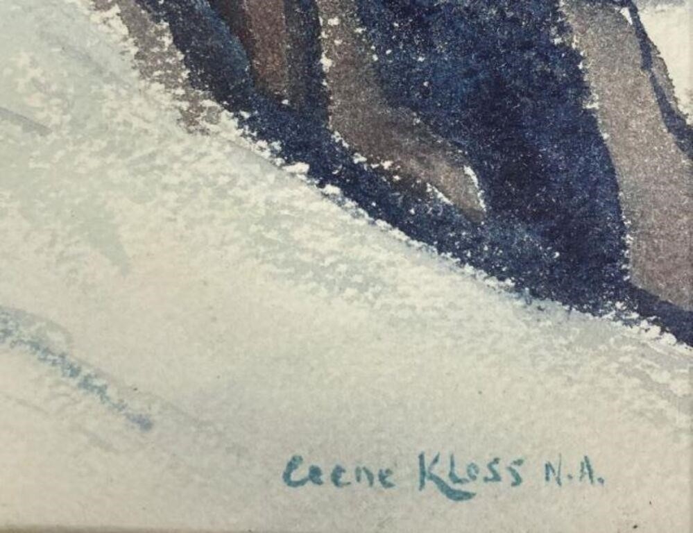 Alice Gene Kloss Snow Mountains MutualArt