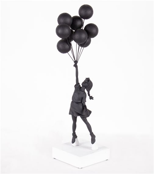 Flying Balloons Girl（GESSO BLACK Ver.）