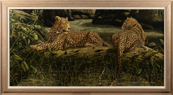 Andrew Bone | Canyon Romance - Cheetahs (2000) | MutualArt