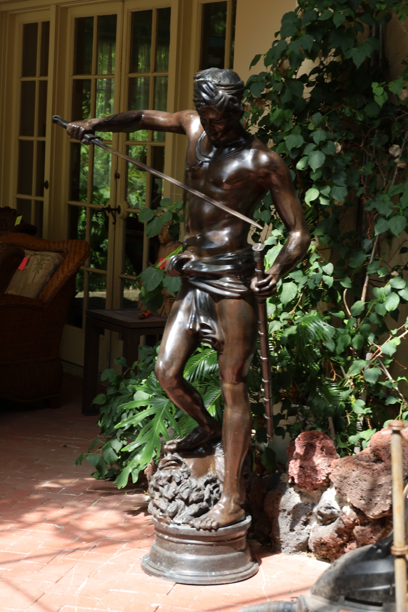 Marius-Jean-Antonin Mercié | DAVID VAINQUEUR DE GOLIATH (20) | MutualArt