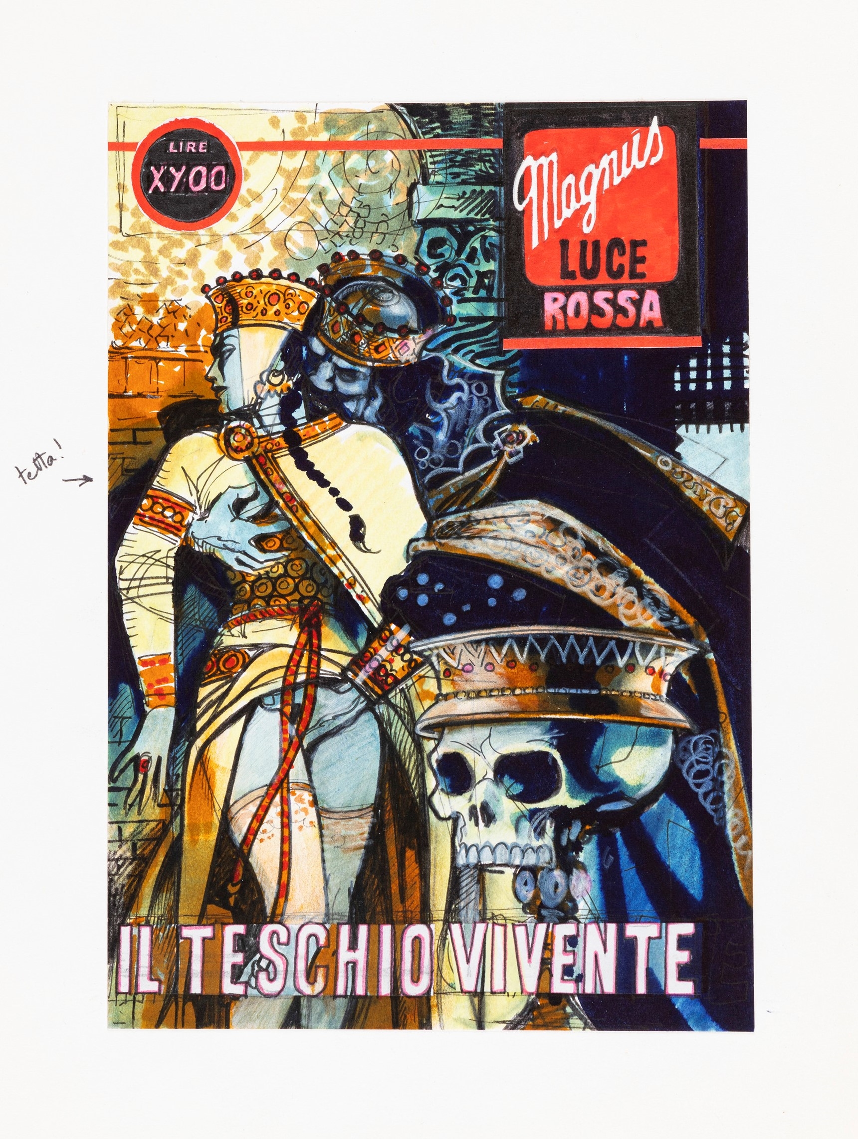 Roberto Raviola | The living skull (1985) | MutualArt