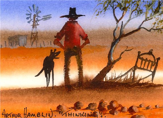 Arthur Hamblin | Thinking | MutualArt