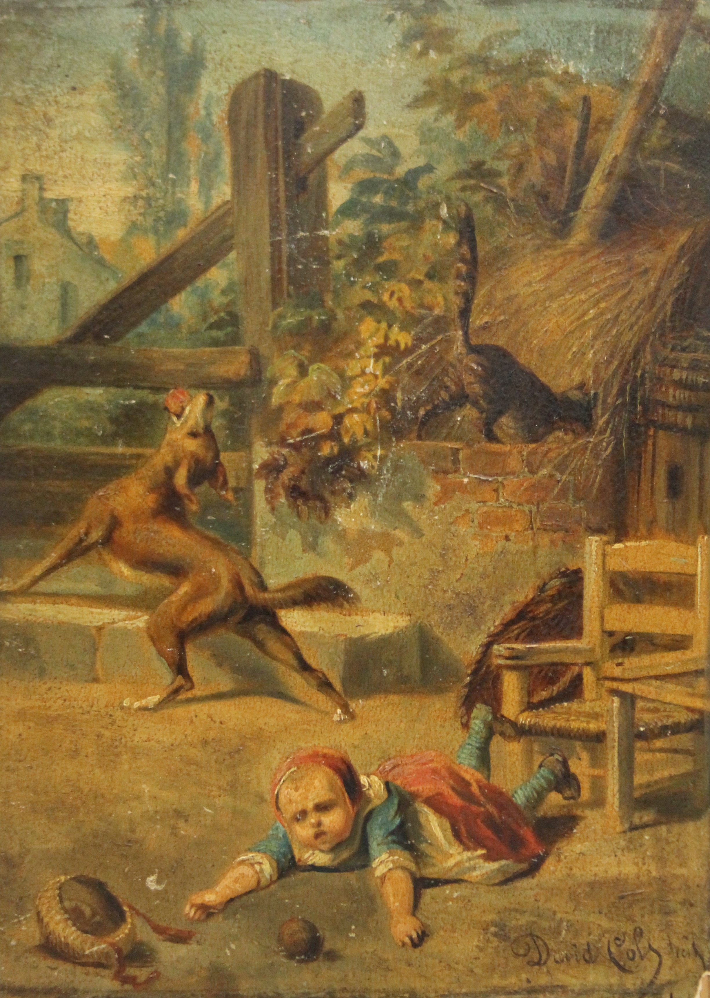 David Col | Children with Dogs | MutualArt