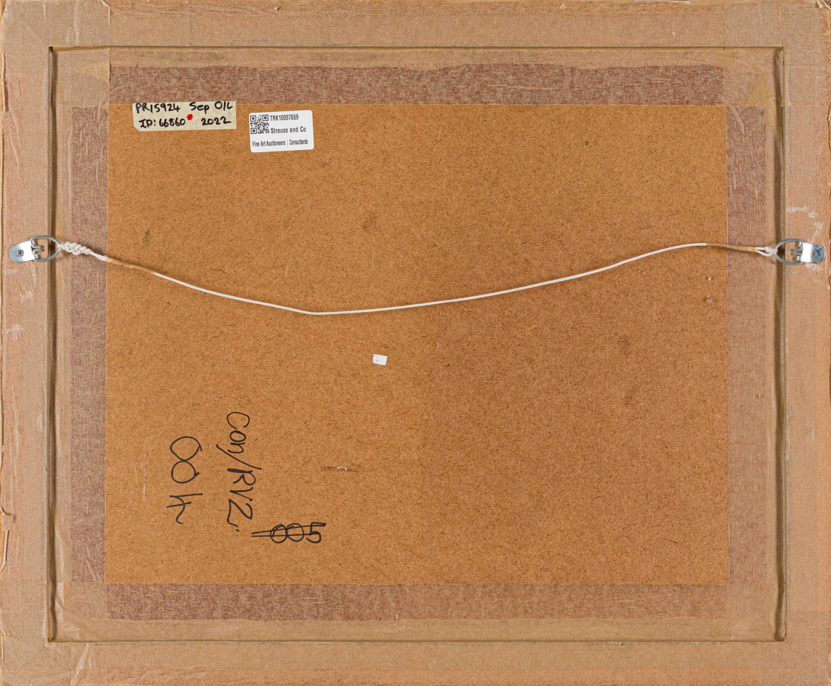 Artwork by Riaan van Zyl, Gold Fish I, Made of charcoal and pastel on paper