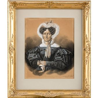 Bildnis der Henriette Geyer - Johann Friedrich Hossfeld