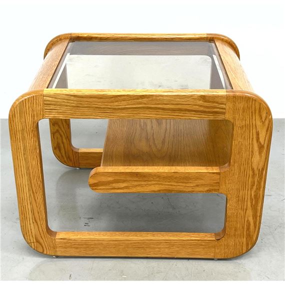 Two Tier Side End Table by Lou Hodges