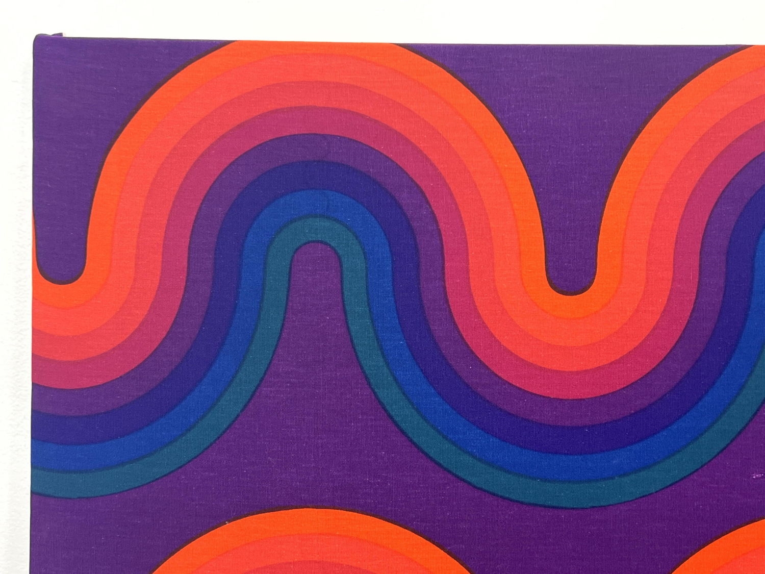 Verner Panton | Verner Panton for Mira-X 1970s fabric panel. Vintage ...