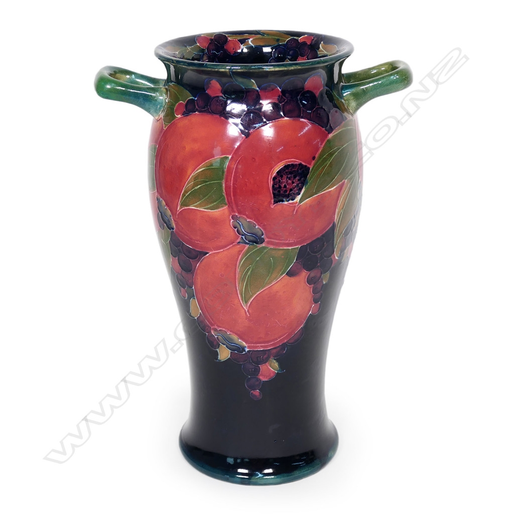 William Moorcroft A William Moorcroft two handled vase MutualArt