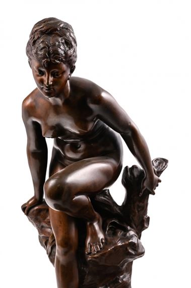 Young bather by Albert Desanfans