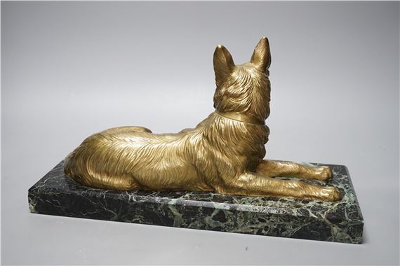 Demétre H. Chiparus | Shepherd dog | MutualArt