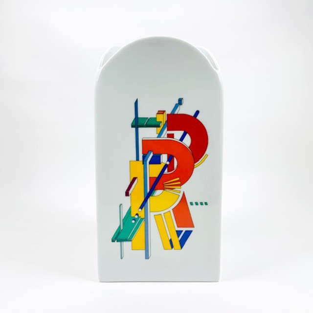 Marcello Morandini | Constructivist Alphabet vase (1980s) | MutualArt