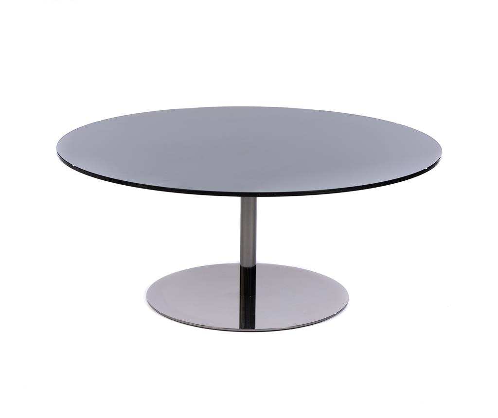 Artwork by Gordon Guillaumier, Bellagio Coffee Table, Made of empered glass, nickel plasted steel