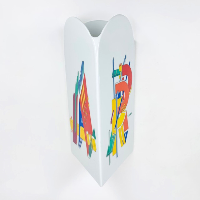 Marcello Morandini | Constructivist Alphabet vase (1980s) | MutualArt