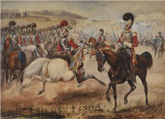2ND LIFE GUARDS ON MANOEUVRES - Edward Hull