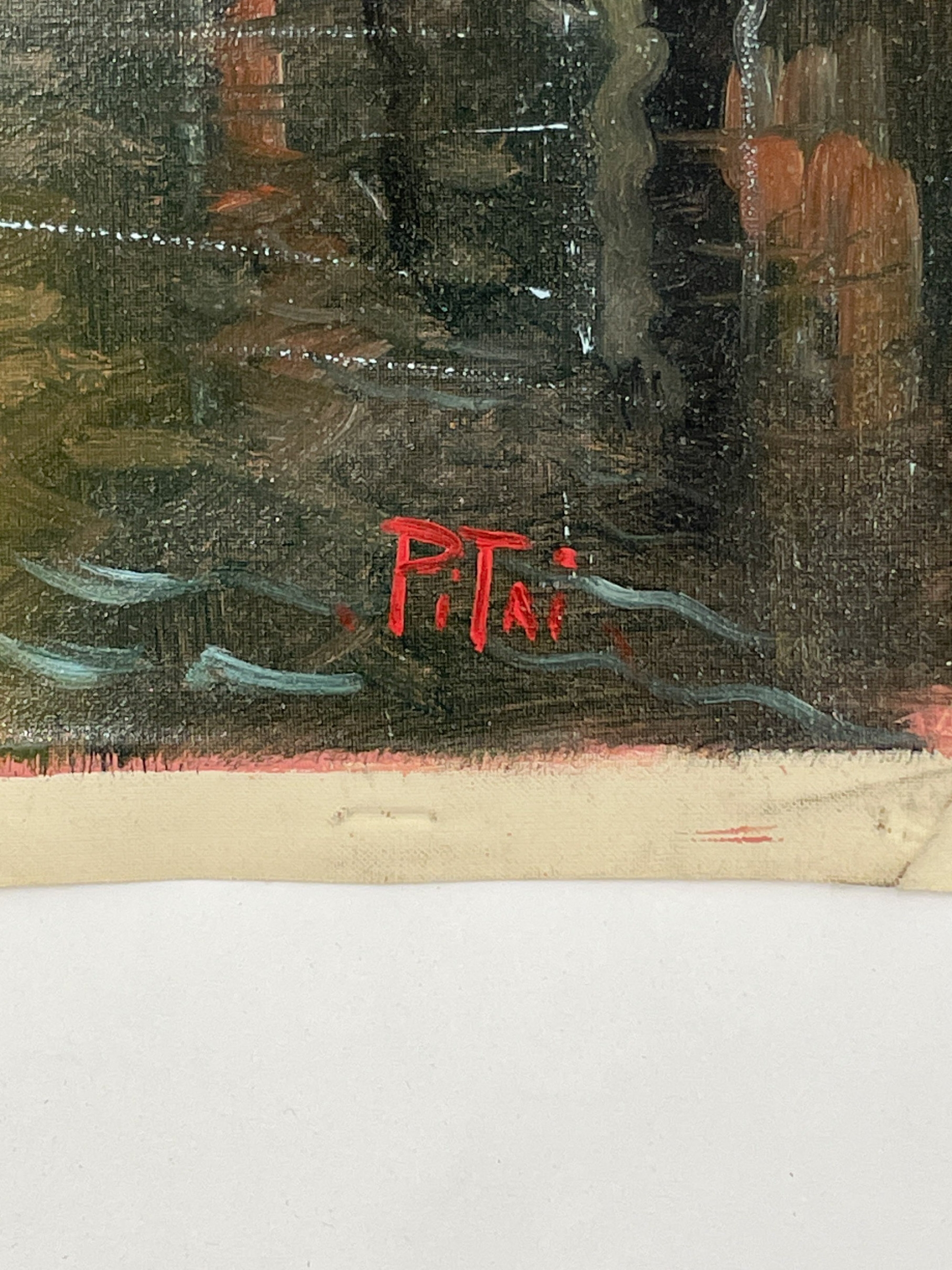 Artwork by Stan Pitri, Hues of Venice Canal, Made of oil on canvas