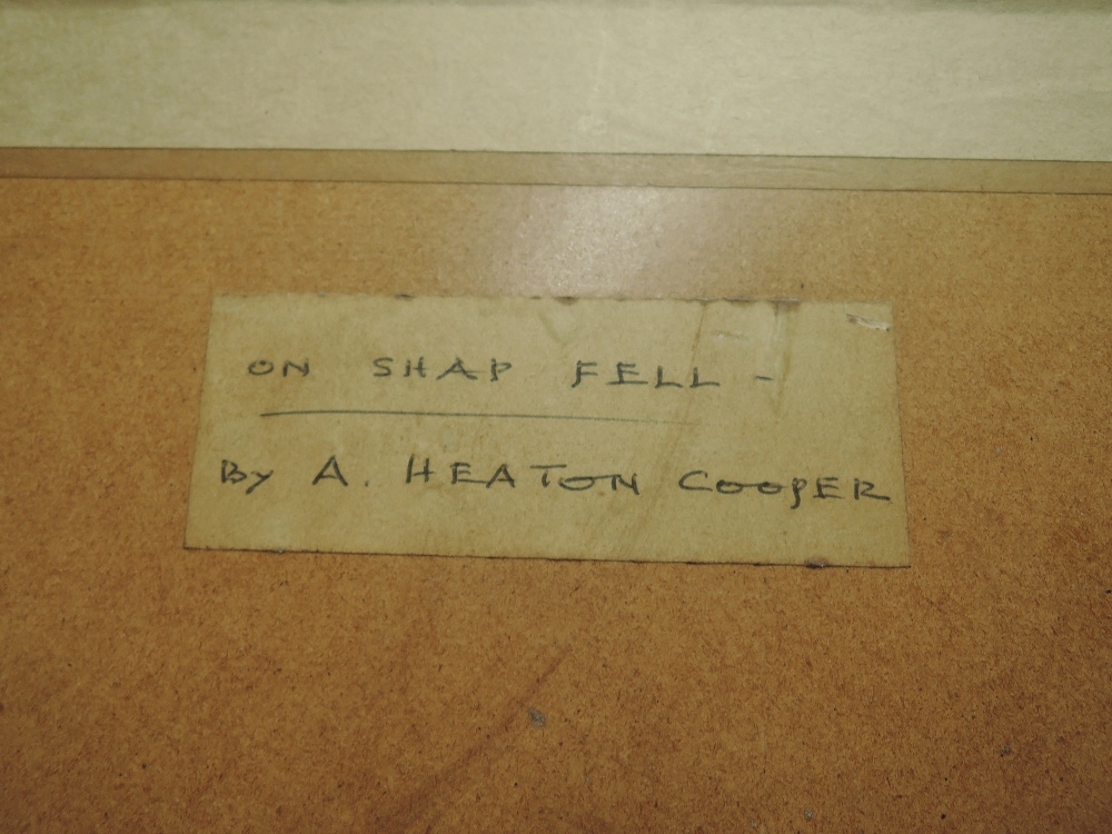 Artwork by Alfred Heaton Cooper, On Shap Fell, Made of watercolour