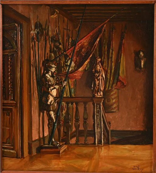 Le palier à la cuirasse by Dolf van Roy