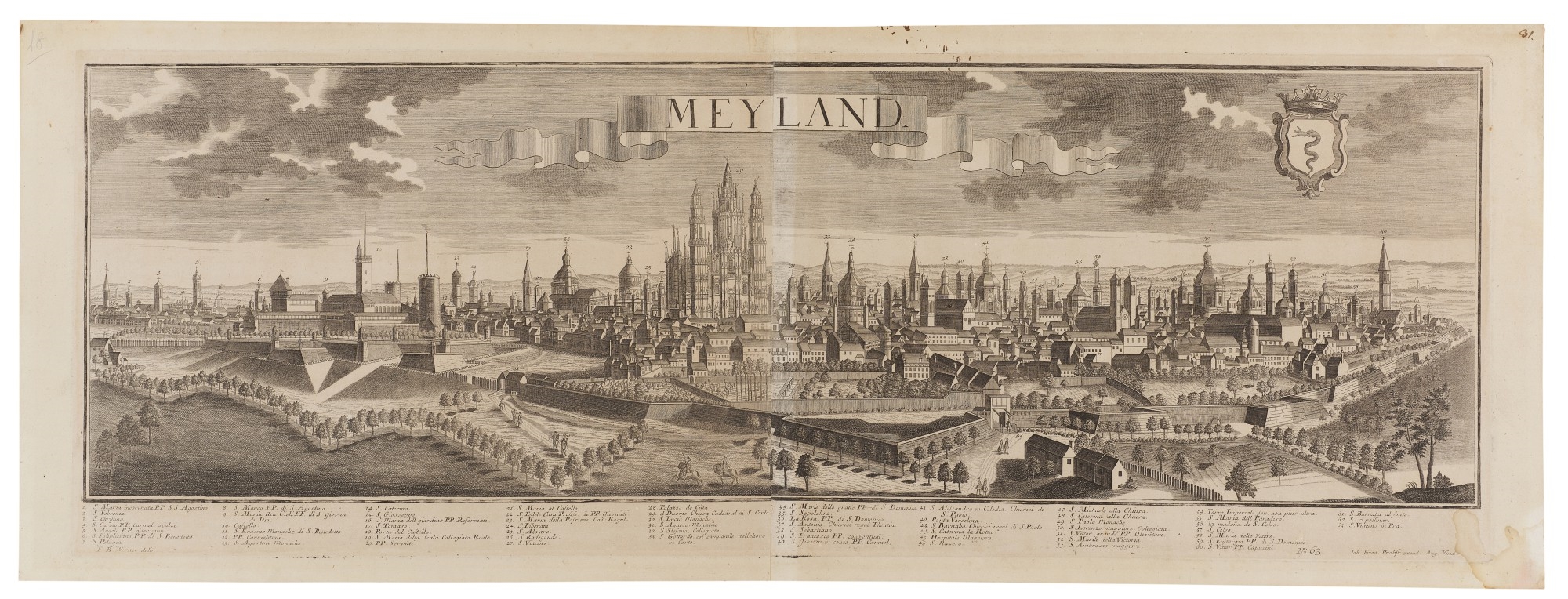 Meyland.  Augsburg, [second half 18th century] - Johann Friedrich Probst