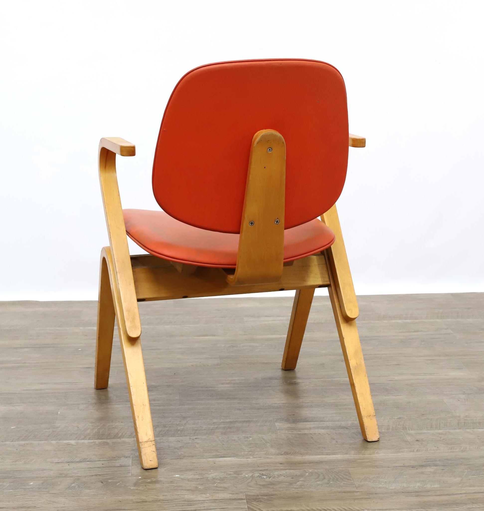 Joe Atkinson | Bent maple plywood frame with splayed legs and free ...